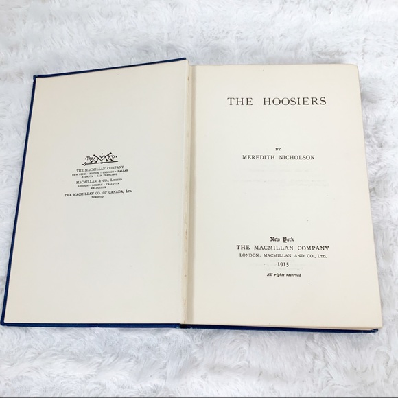 Vintage The Hoosiers 1915 Meredith Nicholson hardback book - Picture 7 of 11